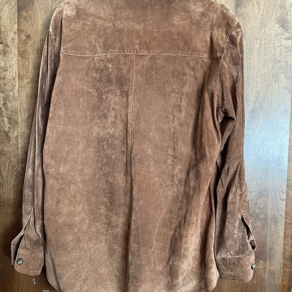 Charter Club sz M women’s suede shacket. - Picture 2 of 3